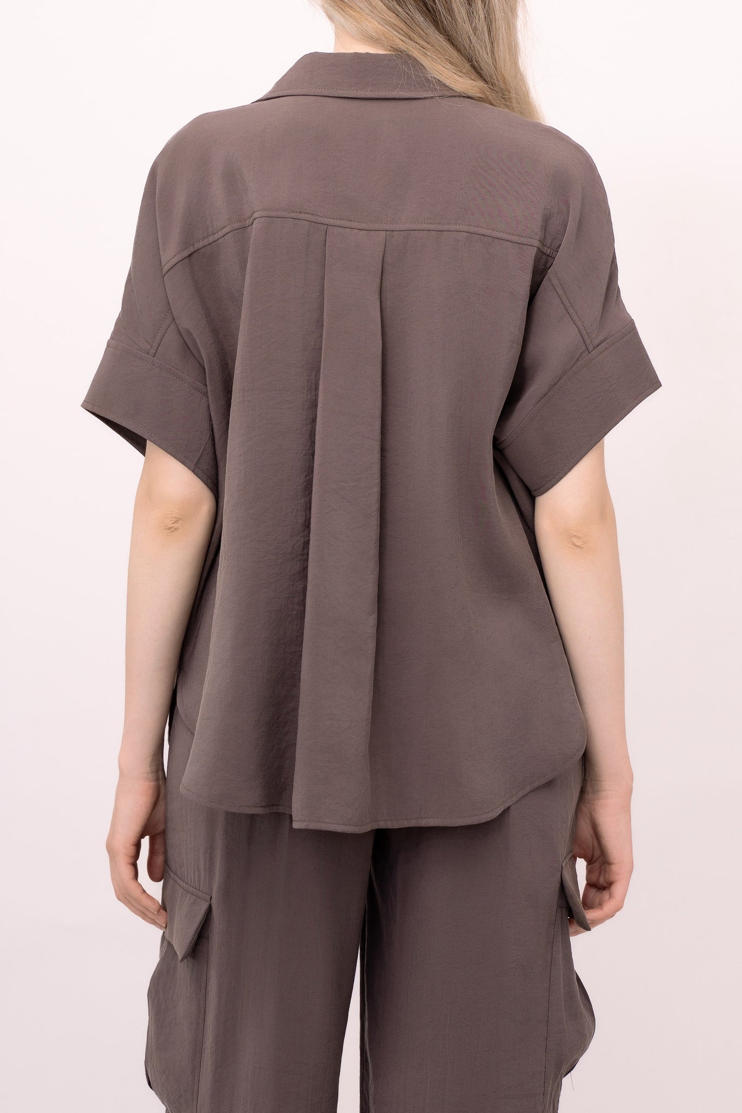 CAMICIA EFFETTO CUPRO GAIA