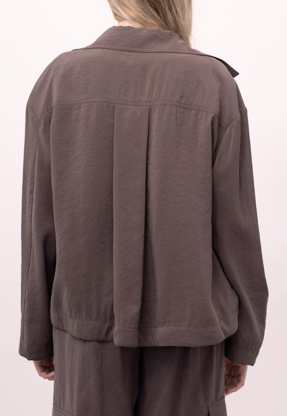 GIACCA CAMICIA EFFETTO CUPRO GIUSY
