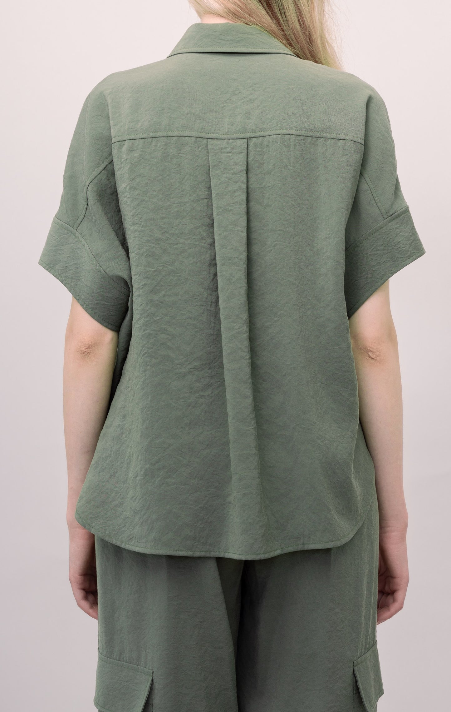 CAMICIA EFFETTO CUPRO GAIA
