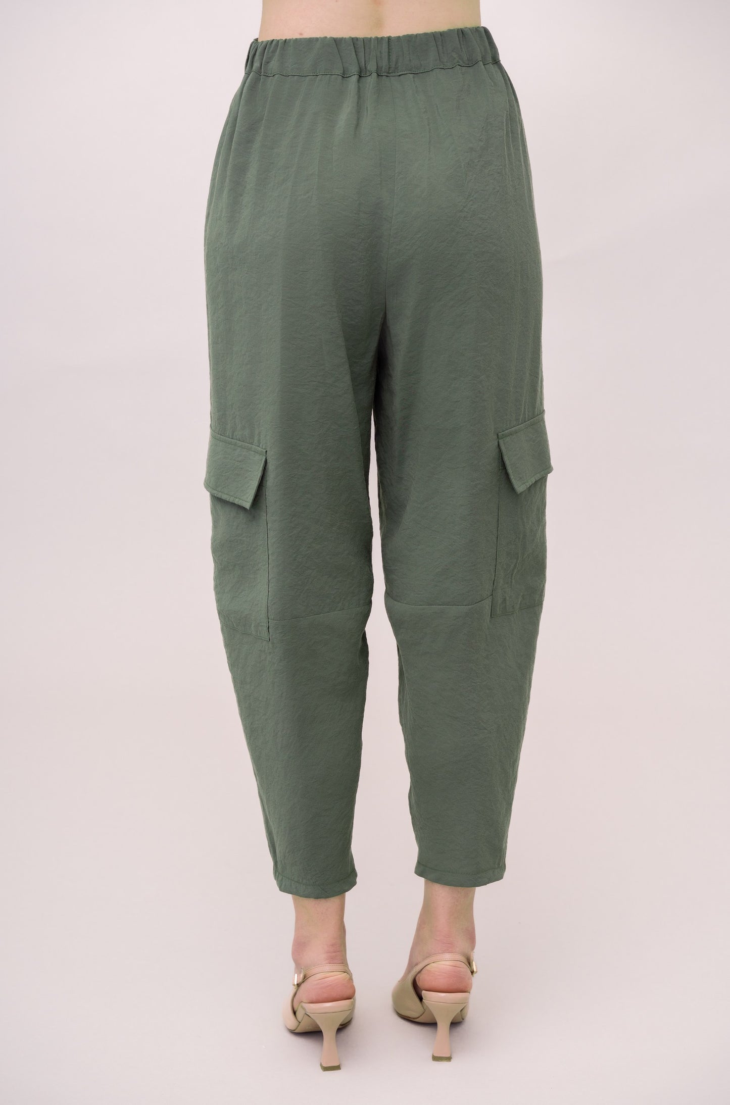PANTALONE A CAROTA EFFETTO CUPRO IVAN