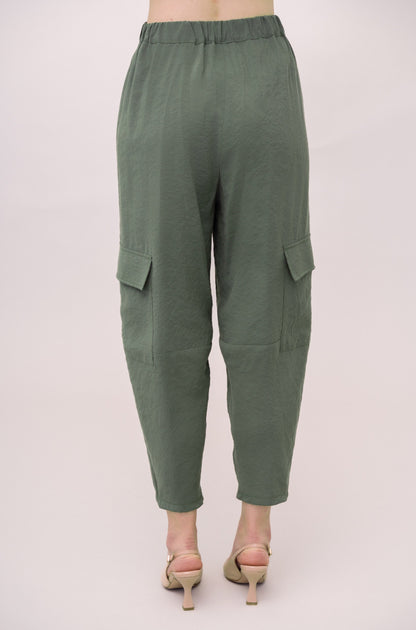 PANTALONE A CAROTA EFFETTO CUPRO IVAN