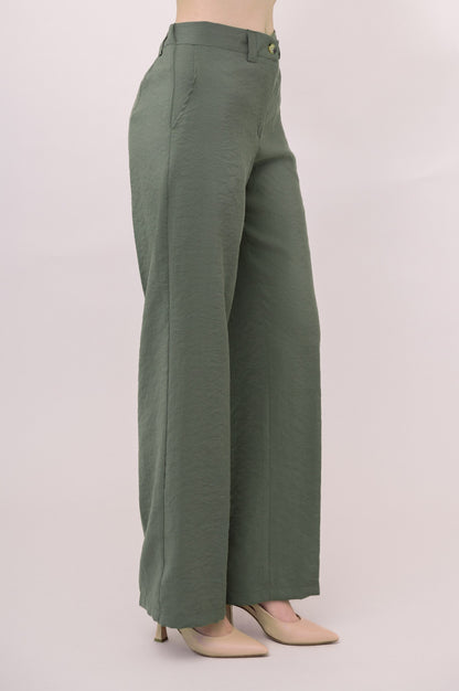 PANTALONE A PALAZZO EFFETTO CUPRO LIAM