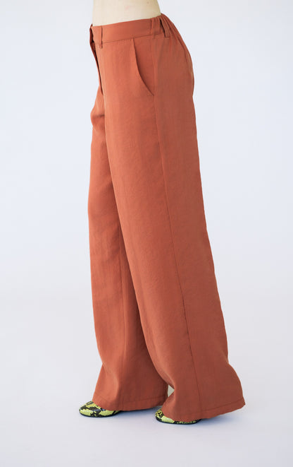 PANTALONE A PALAZZO EFFETTO CUPRO LIAM
