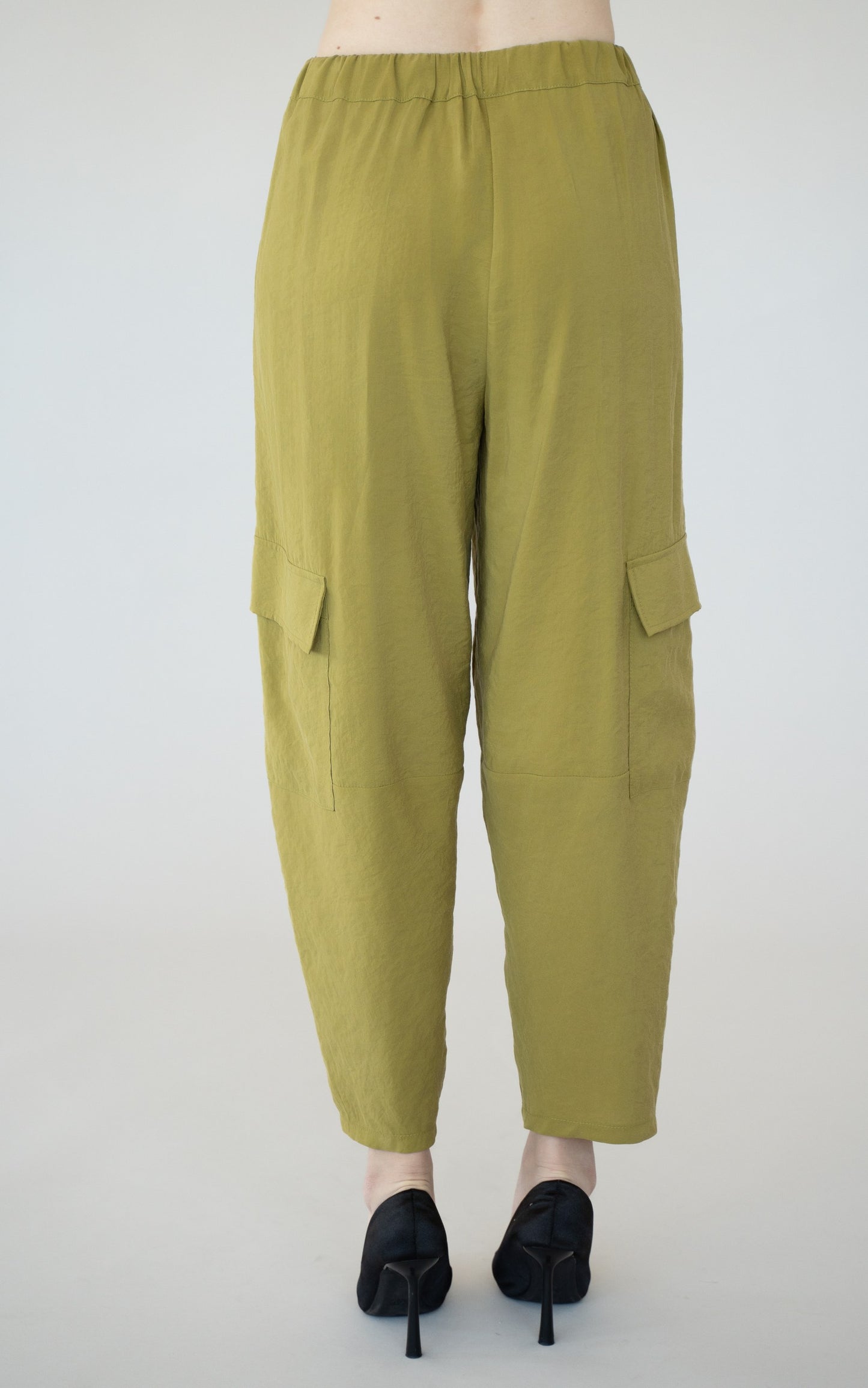 PANTALONE A CAROTA EFFETTO CUPRO IVAN