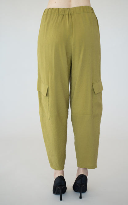 PANTALONE A CAROTA EFFETTO CUPRO IVAN