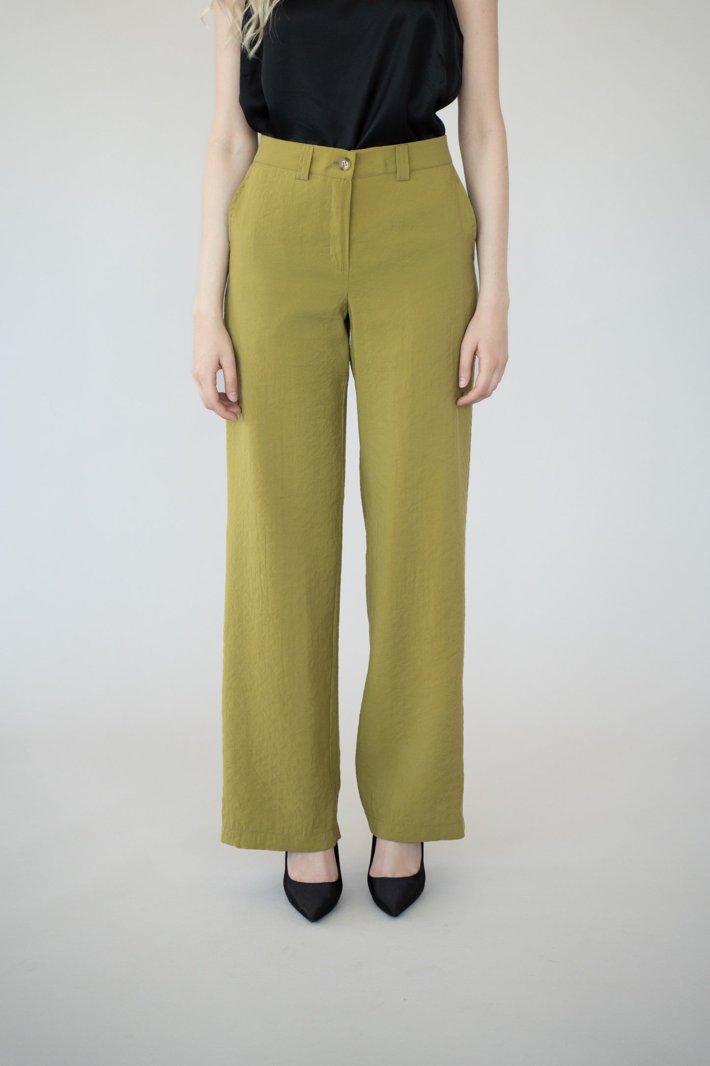 PANTALONE A PALAZZO EFFETTO CUPRO LIAM