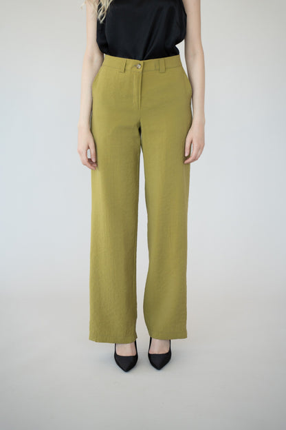 PANTALONE A PALAZZO EFFETTO CUPRO LIAM