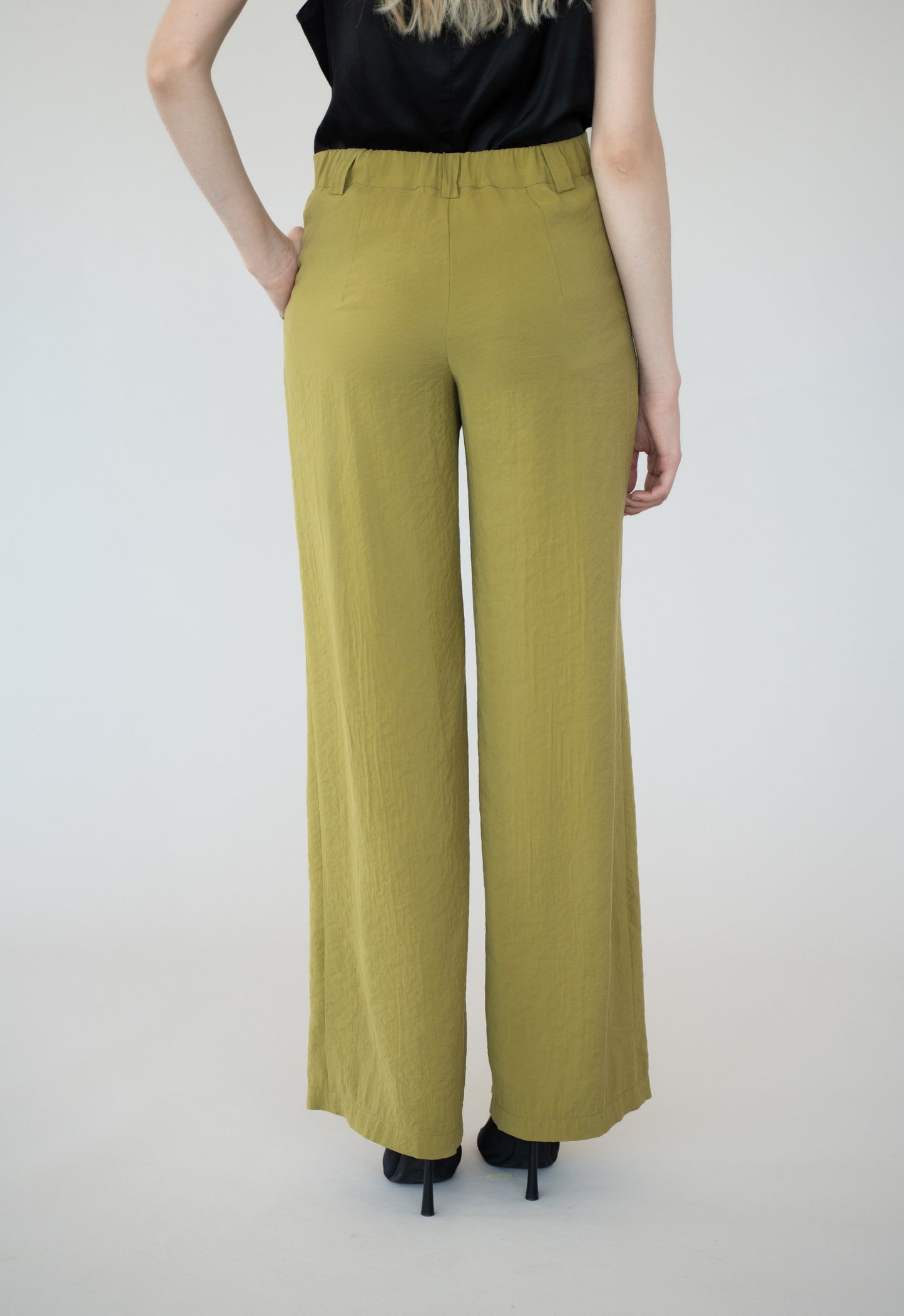 PANTALONE A PALAZZO EFFETTO CUPRO LIAM