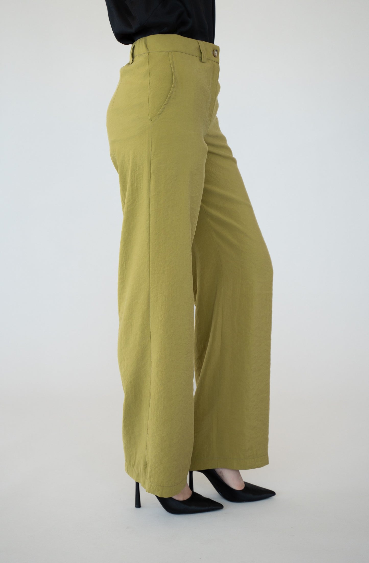 PANTALONE A PALAZZO EFFETTO CUPRO LIAM