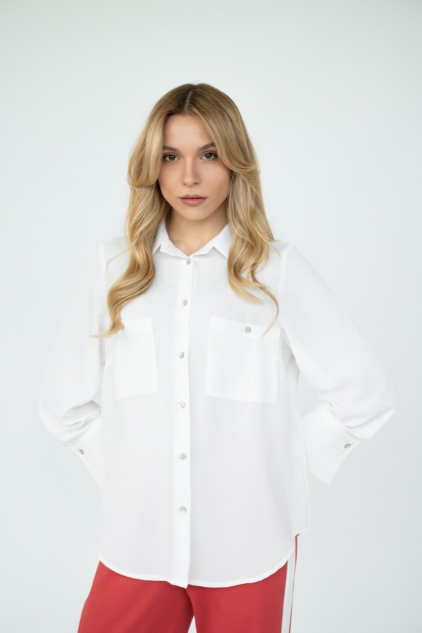 CAMICIA IN GEORGETTE MANO SETA ALICE