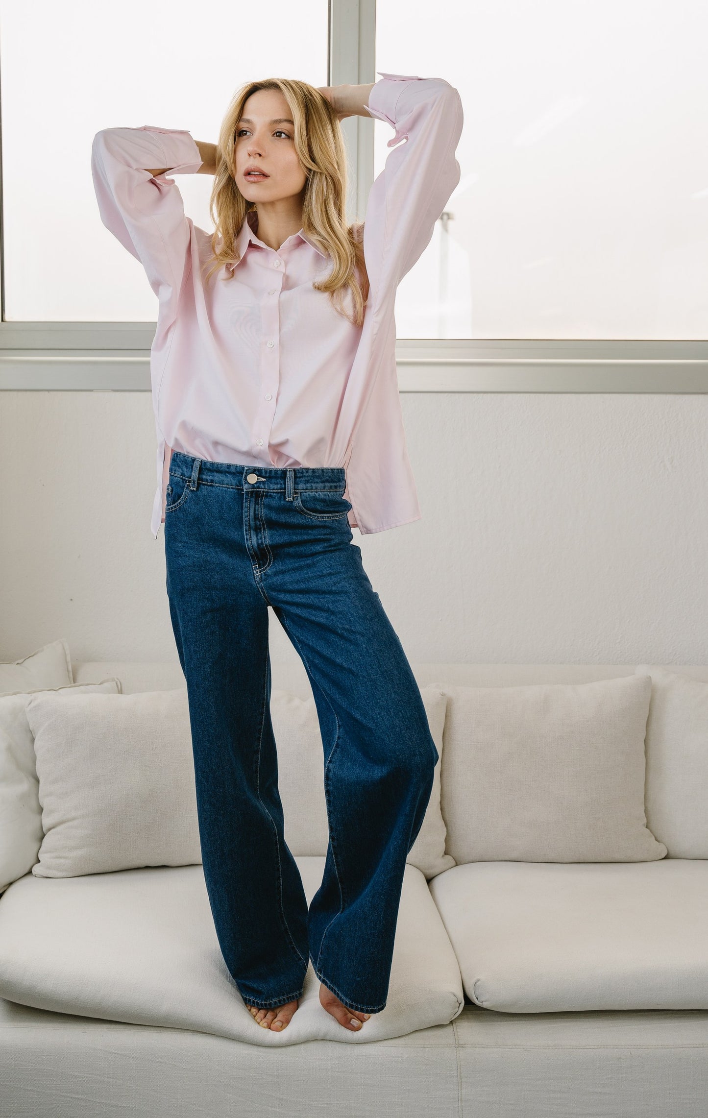 CAMICIA IN COTONE OVER ANITA
