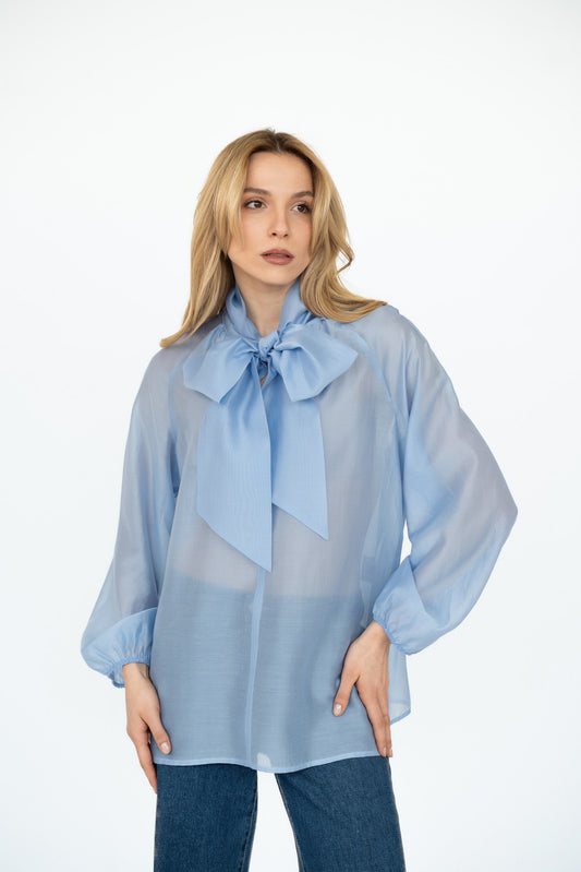 CAMICIA CON FIOCCO