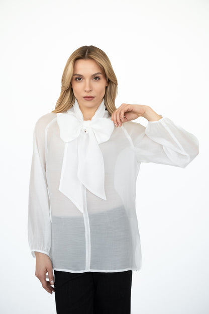 CAMICIA CON FIOCCO