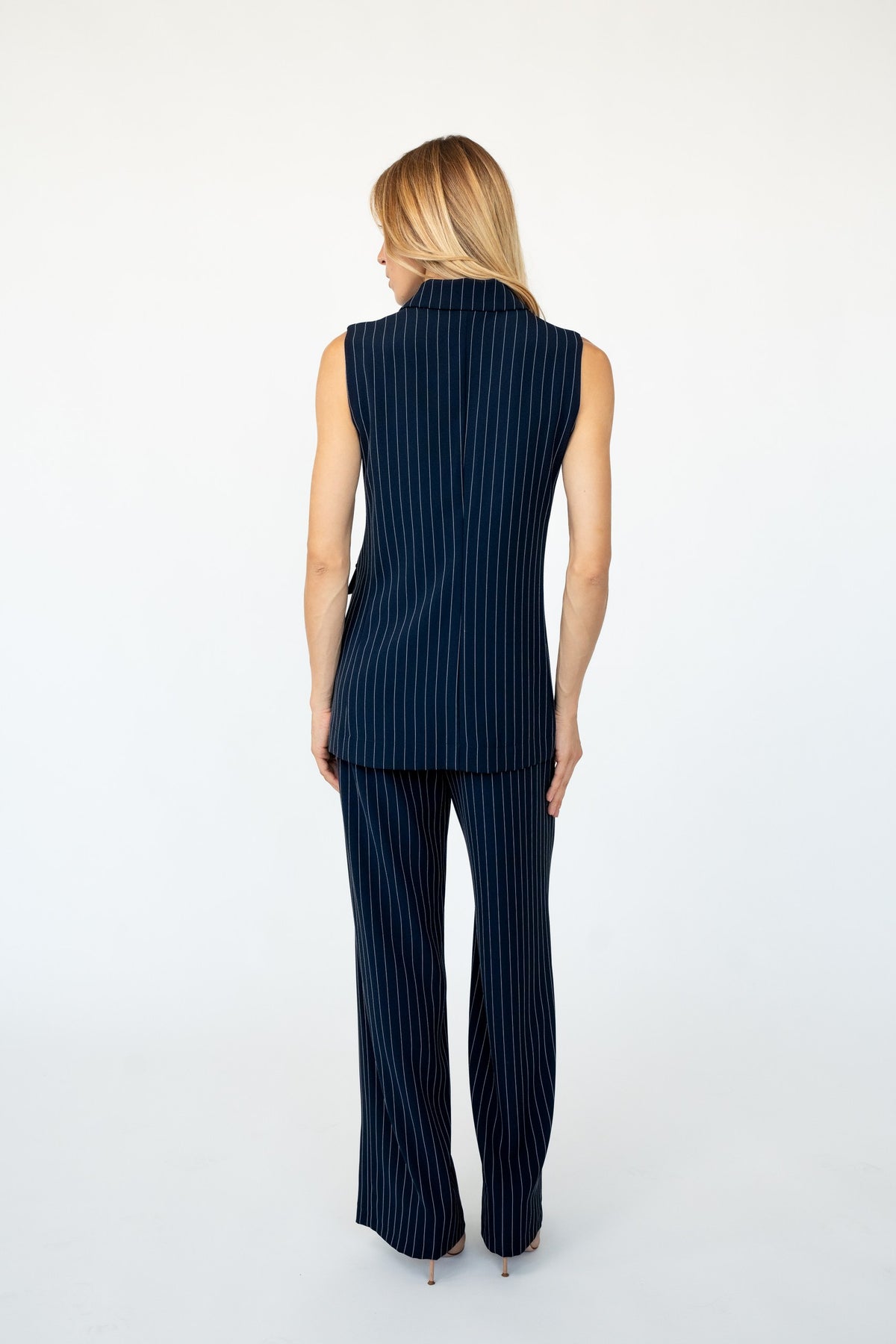 Gilet Gessato Lungo Enea