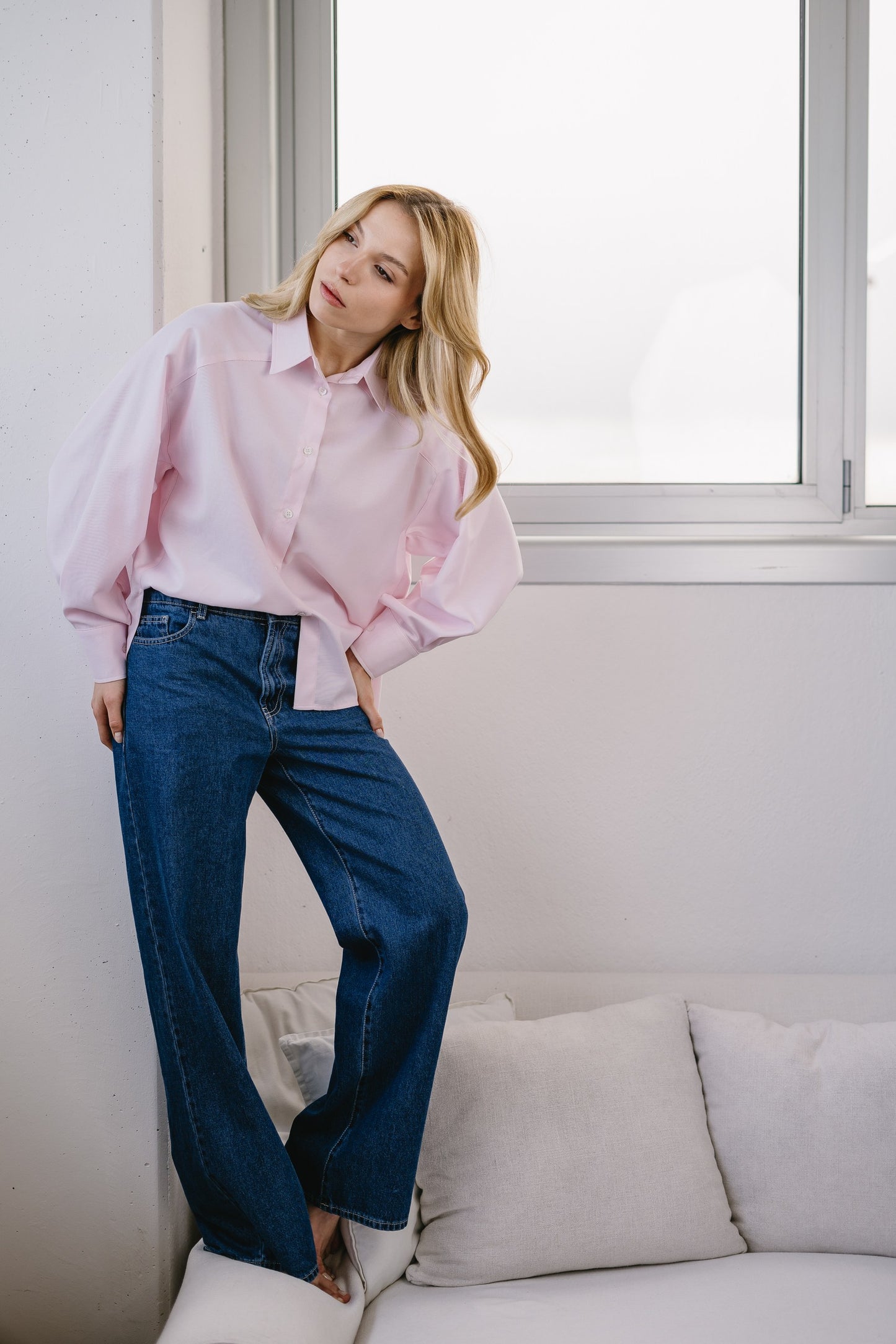 CAMICIA IN COTONE OVER ANITA