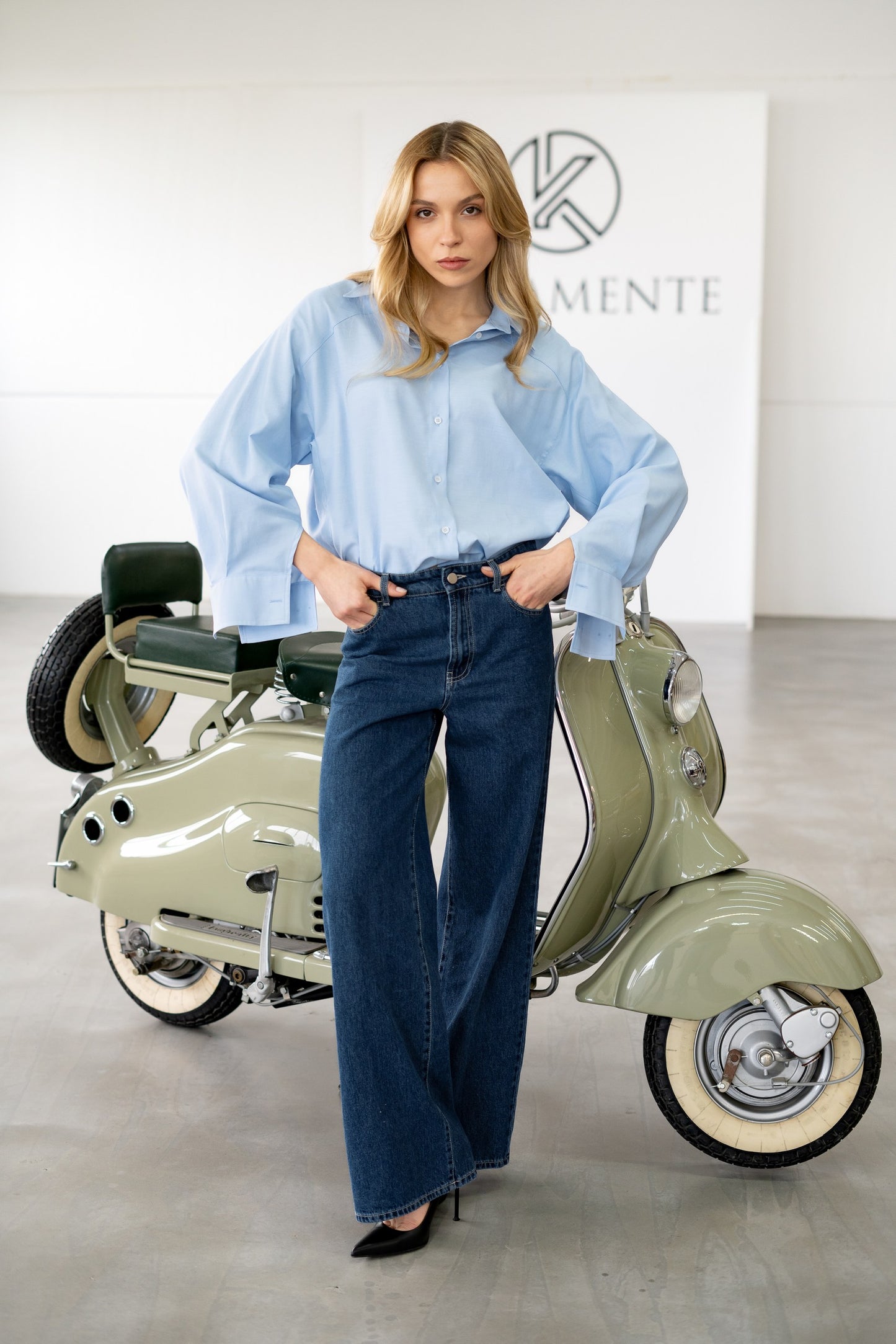 CAMICIA IN COTONE OVER ANITA