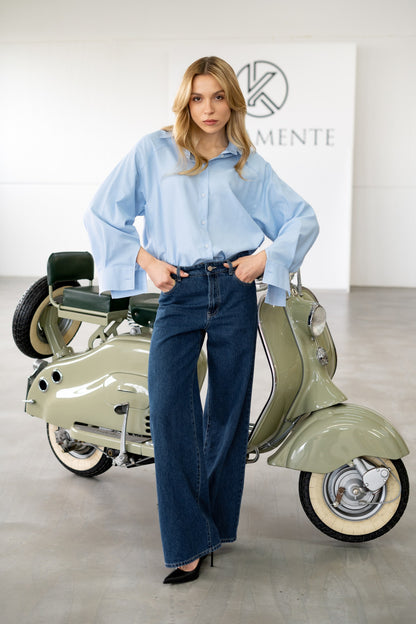 CAMICIA IN COTONE OVER ANITA