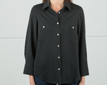 CAMICIA IN GEORGETTE MANO SETA