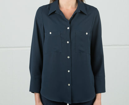 CAMICIA IN GEORGETTE MANO SETA