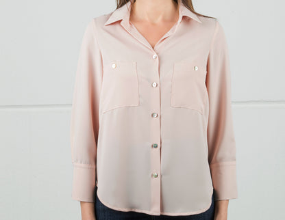 CAMICIA IN GEORGETTE MANO SETA