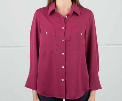 CAMICIA IN GEORGETTE MANO SETA