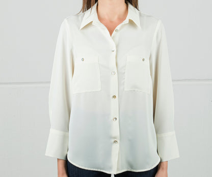CAMICIA IN GEORGETTE MANO SETA