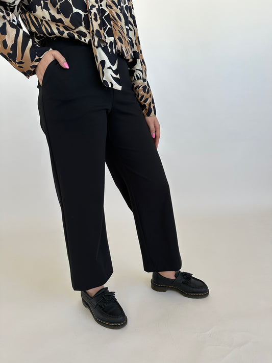 PANTALONE CROPPED WIDE LEG
