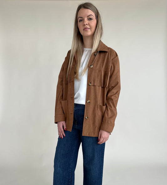 GIACCA DAINETTO CON FRANGE