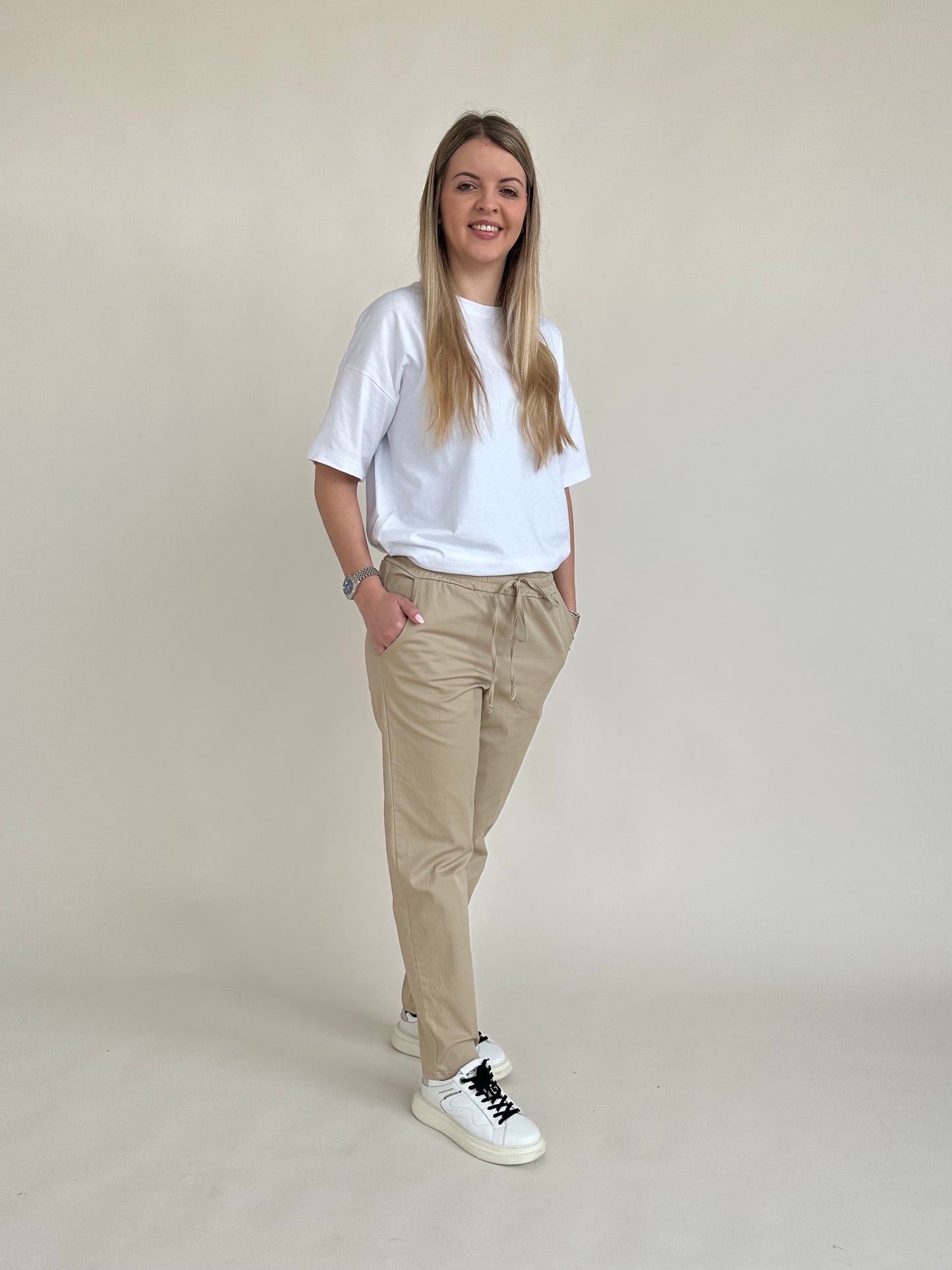 PANTALONE COMFORT FIT IN COTONE