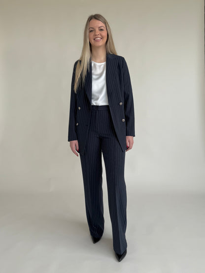 PANTALONE GESSATO DRITTO